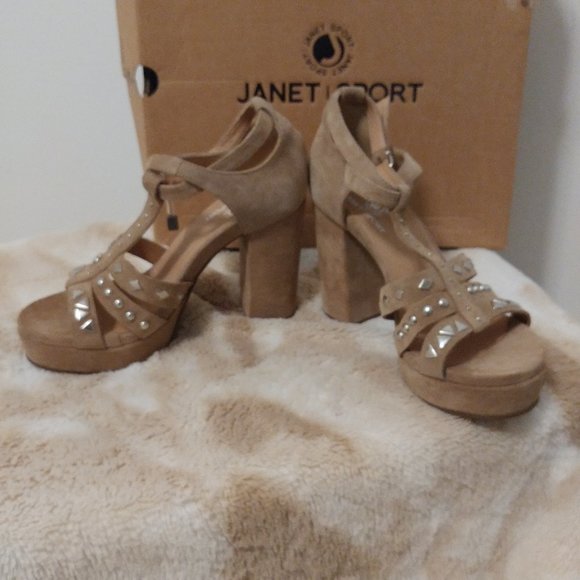 Janet Sport Platform Sandal Size 37 IOB - Picture 7 of 9